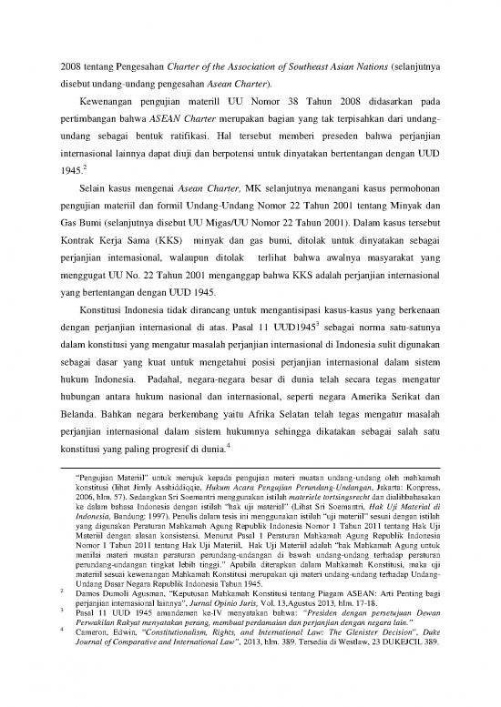 Hukum Pdf 37822 Status Perjanjian Internasional Dalam Sistem Hukum Indonesia