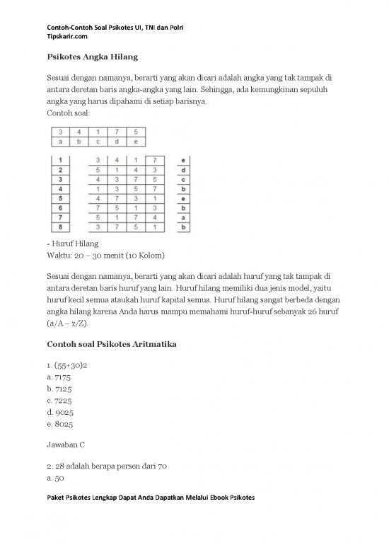 Soal Psikotes Pdf 37080 | 265816258 Contoh Soal Psikotes Download Pdf Pdf