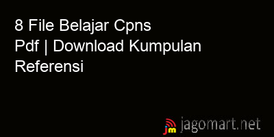 picture 8 File Belajar Cpns Pdf | Download Kumpulan Referensi