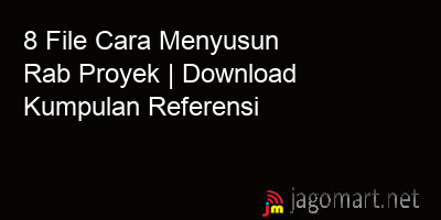 picture1 8 File Cara Menyusun Rab Proyek | Download Kumpulan Referensi picture 8 File Cara Menyusun Rab Proyek | Download Kumpulan Referensi