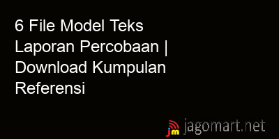 picture 6 File Model Teks Laporan Percobaan | Download Kumpulan Referensi