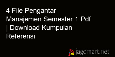 picture 4 File Pengantar Manajemen Semester 1 Pdf | Download Kumpulan Referensi