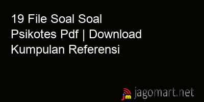 picture 19 File Soal Soal Psikotes Pdf | Download Kumpulan Referensi