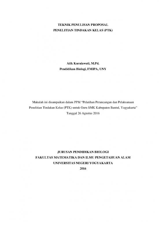 picture Makalah Kualifikasi Guru 39845 | 2016 Teknik Penyusunan Proposal Ptk