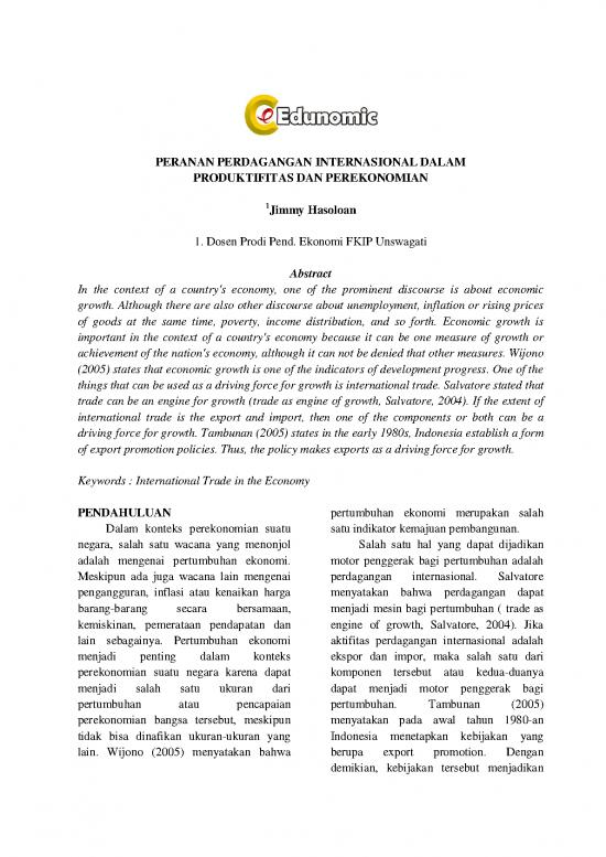 picture1_Ekonomi Pdf 38719 | 271659 Peranan Perdagangan Internasional Dalam 71f683a0