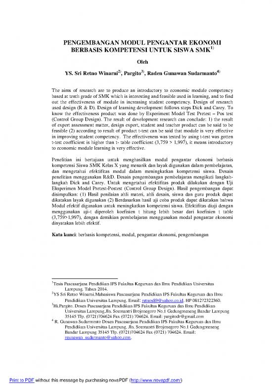 picture Ekonomi Pdf 38723 | 40943 Id Pengembangan Modul Pengantar Ekonomi Berbasis Kompetensi Untuk Siswa Smk