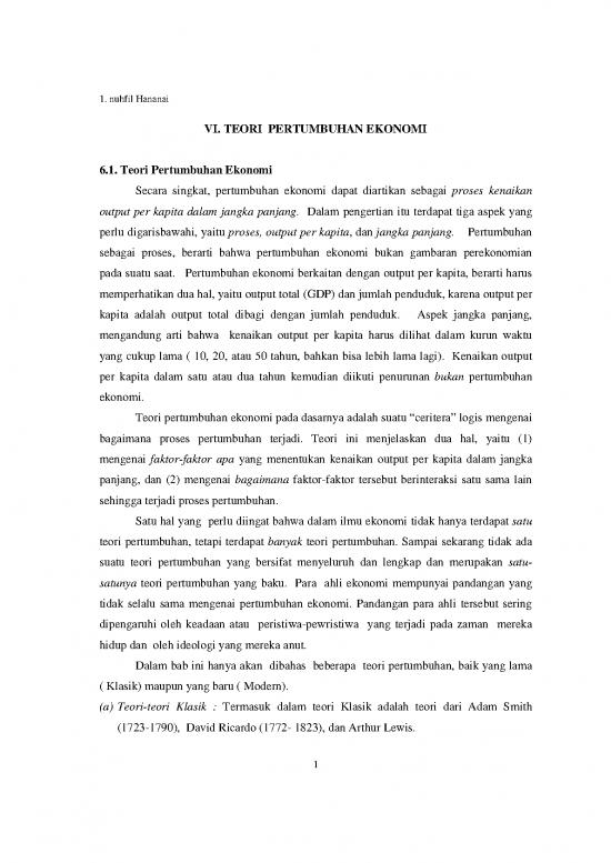 picture Ekonomi Pdf 38732 | 6 Makro 6 Teori Pertumbuhan Nuhfil