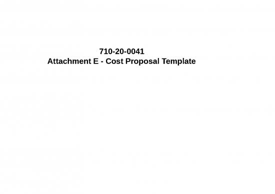 picture_Cost Sheet Format In Excel 40146 | 710 20 0041 Attachment E  Cost Proposal   Revised