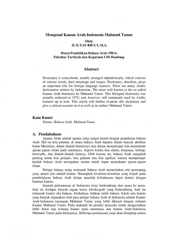 picture_Kamus Mahmud Yunus Pdf 39705 | 74030 Id Mengenal Kamus Arab Indonesia Mahmud Yun