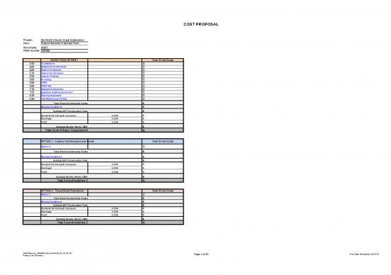 picture Construction Template Excel 40149 | Attachment 4  Detailed Cost Proposal 01 12 22