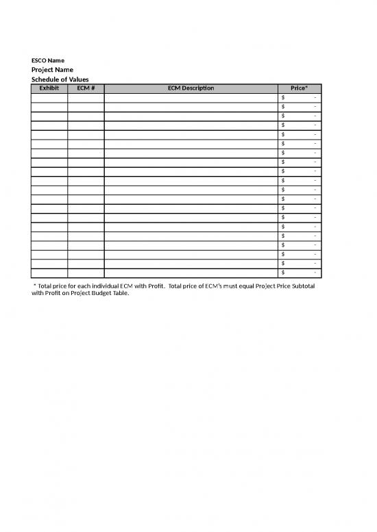 picture Construction Template Excel 40252 | Attachment D 2 Cost Pricing Spreadsheet