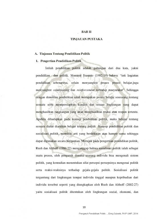 picture Pendidikan Politik Pdf 38552 | Bab Ii Ering Subekti