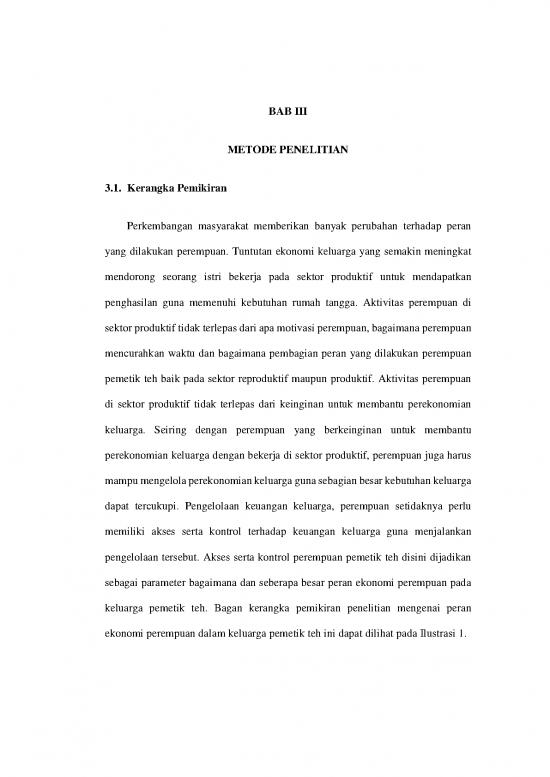 picture_Ekonomi Pdf 40456 | Bab Iii Peran Ekonomi Perempuan Pada Keluarga Pemetik Teh Di P Rumpun Sari Medini Kabupaten Kendal By; Siti Nur Azizah