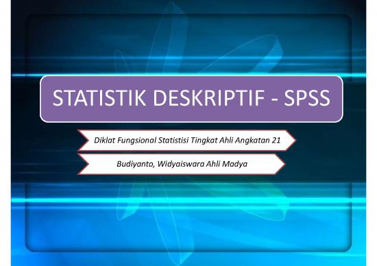 picture_Pembelajaran Pdf 40001 | Bt Paket Program Komputer (spss)   Deskriptif Statistik Budiyanto, S, E 2117