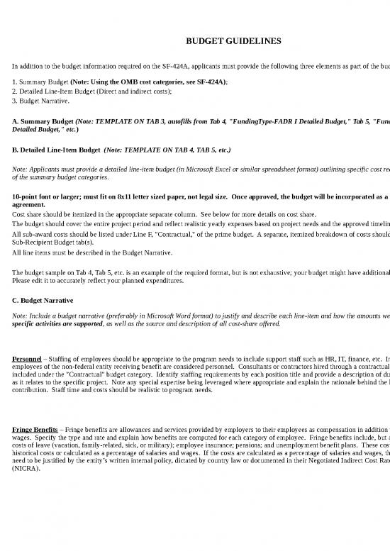 picture_Budget Spreadsheet 40333 | Budget Guidance For Applicants Multiple Funding Types December 2021