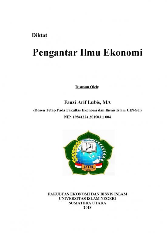 picture Ekonomi Pdf 38798 | Diktat Pengantar Ilmu Ekonomi 2018 (fauzi Arif Lubis)