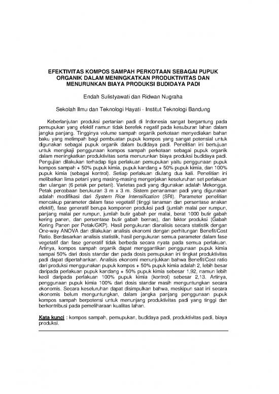 picture1_Pertanian Pdf 39451 | Efekrtiviras Kompos Sampah Perkotaan Sebagai Pupuk Organik Dalam Meningkatkan Produktivitas Dan Menurunkan Biaya Produksi Budidaya Padi