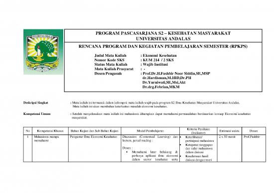 picture Ekonomi Pdf 38847 | Ekonomi Kesehatan