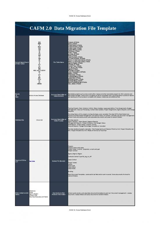 picture Construction Template Excel 40236 | Exhibit 15 Access Database Evision