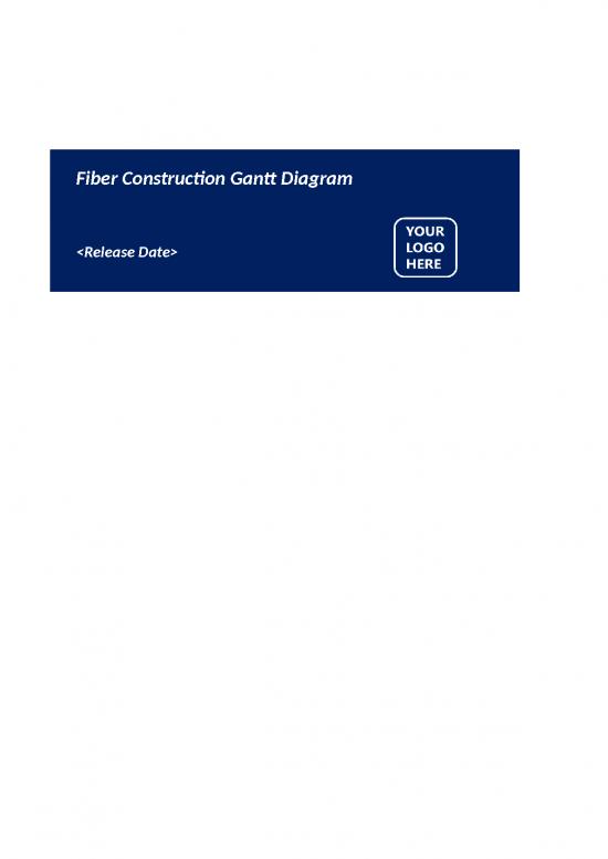 picture1_Free Excel Construction Templates 40090 | Fiber Construction Gantt Diagram Template