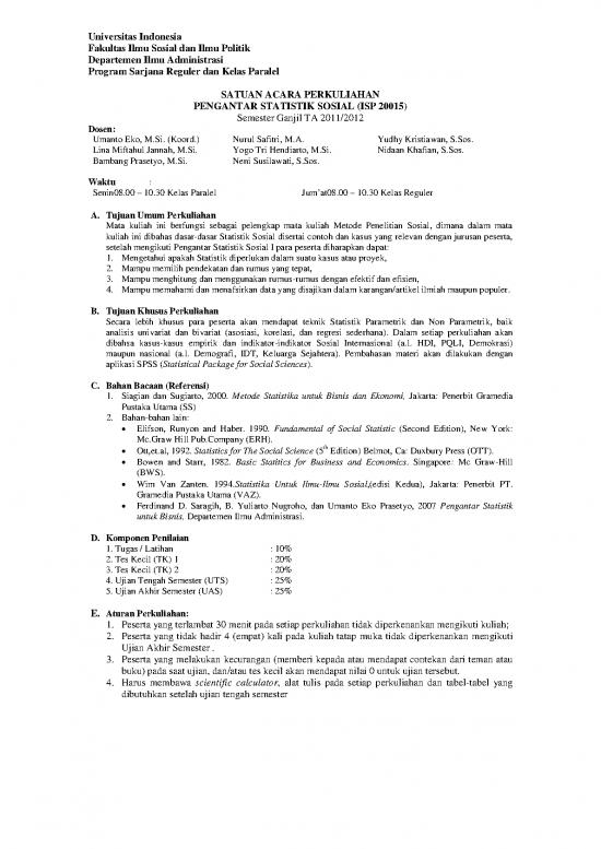 picture Pengantar Ilmu Politik Pdf 39980 | Kontrak Perkuliahan Statistik Sosial 1 picture Pengantar Ilmu Politik Pdf 39980 | Kontrak Perkuliahan Statistik Sosial 1