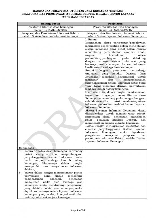 picture_Ekonomi Pdf 39918 | Matrik Rpojk Pelaporan Informasi Slik