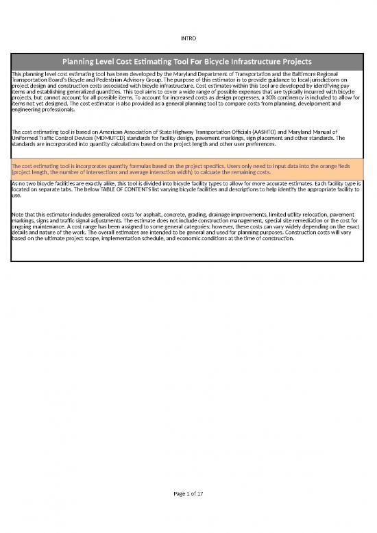 picture1_Construction Template Excel 40160 | Mdot Bpag Bikeways Project Cost Estimator