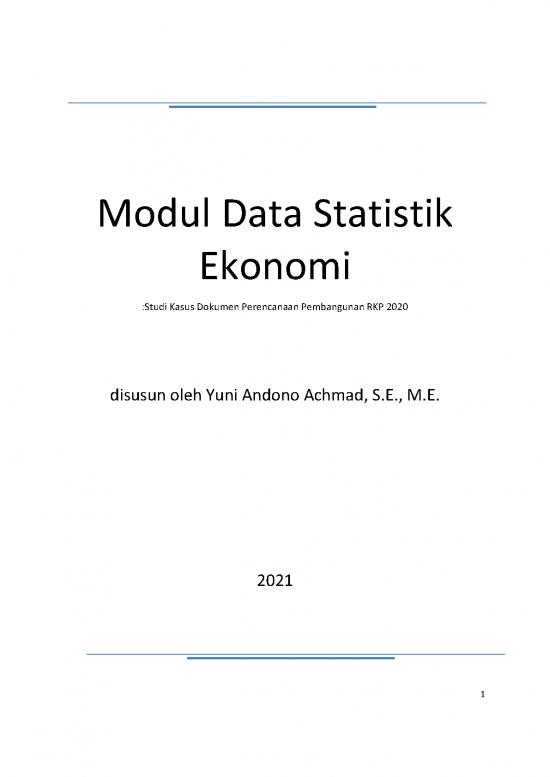 picture Ekonomi Pdf 40072 | Modul 2 Data Statistik Ekonomi