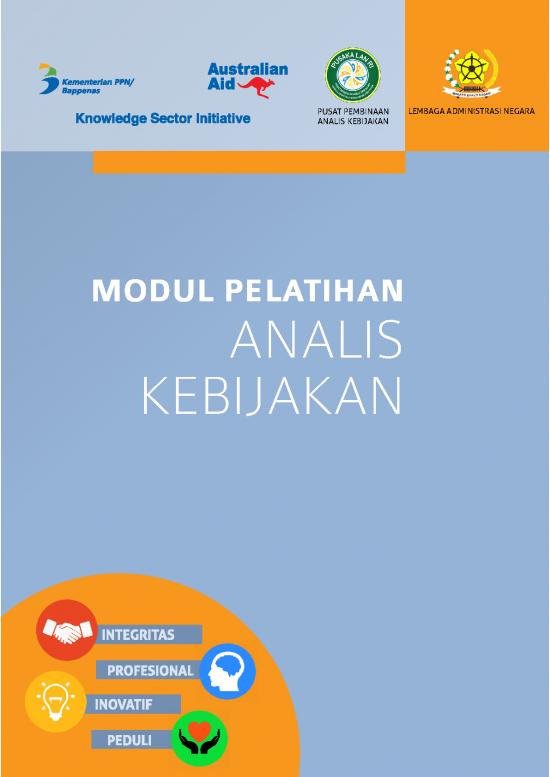 picture_Modul Pelatihan Analis Kebijakan