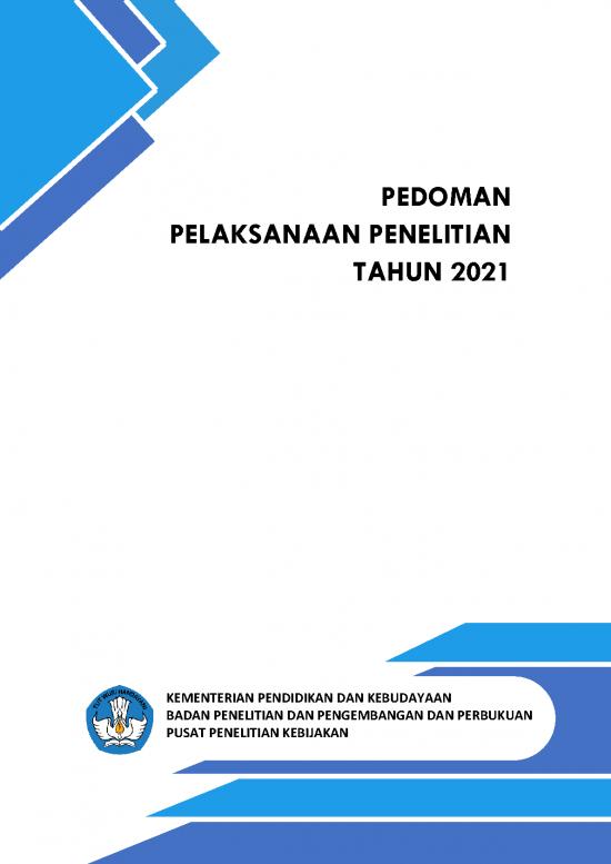 picture Penelitian Pdf 40550 | Pedoman Penelitian Puslitjak 2021   April 2021