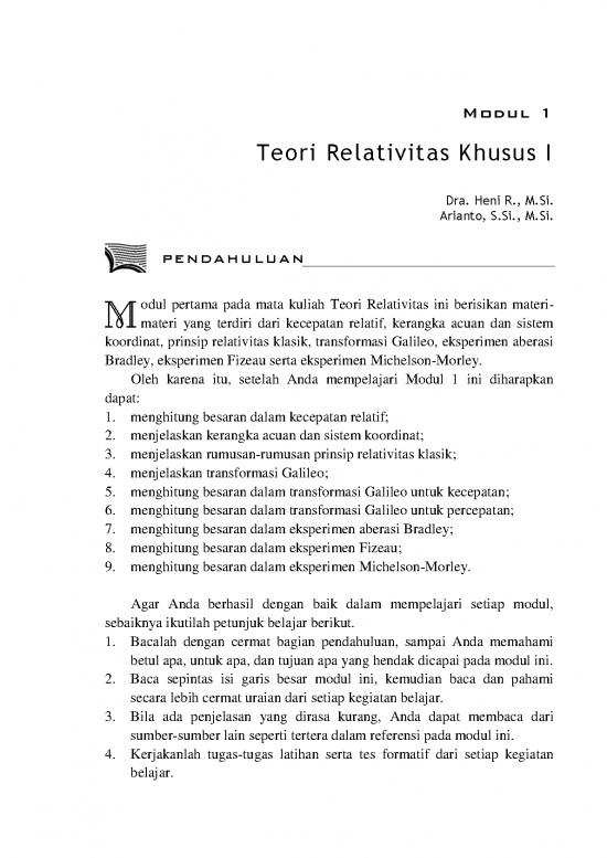 Teori Relativitas Khusus Pdf 38482 | Pefi4525 M1