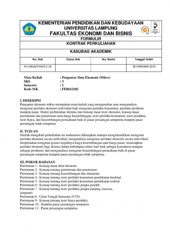 picture Ekonomi Pdf 38681 | Pengantar Ilmu Ekonomi Mikro