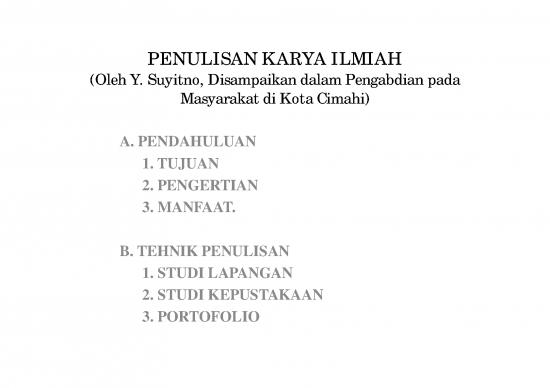 Contoh Artikel Ilmiah Pdf 39617 | Penulisan Karya Ilmiah