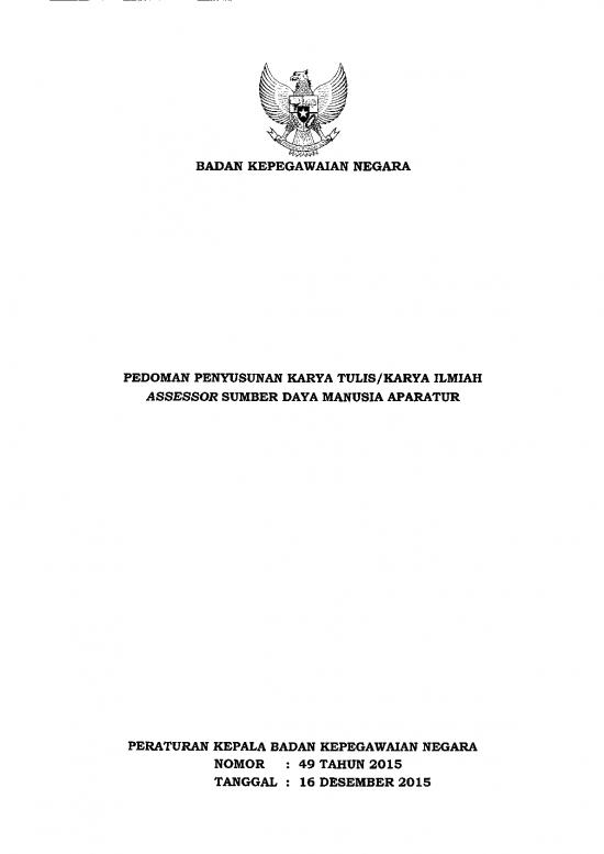 picture_Contoh Artikel Ilmiah Pdf 39886 | Perka Bkn Nomor 49 Tahun 2015 Pedoman Penyusunan Karya Tulis Karya Ilmiah Assessor Sumber Daya Manusia Aparatur