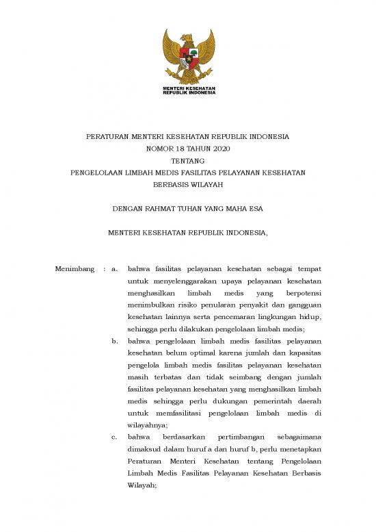 picture_Limbah Pdf 39159 | Permenkes Nomor 18 Tahun 2020