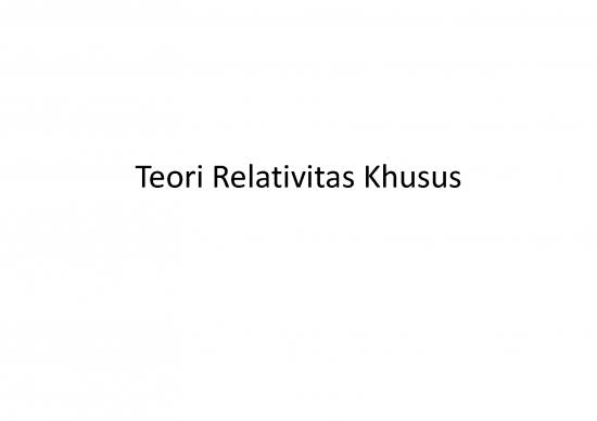 picture Teori Relativitas Khusus Pdf 38485 | Pertemuan 13ip1040511 picture Teori Relativitas Khusus Pdf 38485 | Pertemuan 13ip1040511