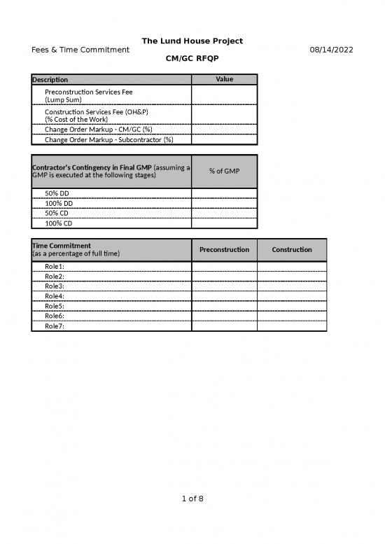 picture_Construction Template Excel 40260 | Rfqp For Lund House Exhibit A Cmgc Fee And General Conditions Workbooks 2017