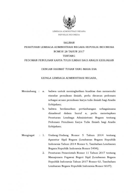 picture Contoh Artikel Ilmiah Pdf 39665 | Salinan Peraturan Lan Nomor 28 Tahun 2017 Tentang Pedoman Penulisan Kti Bagi Analis Kebijakan