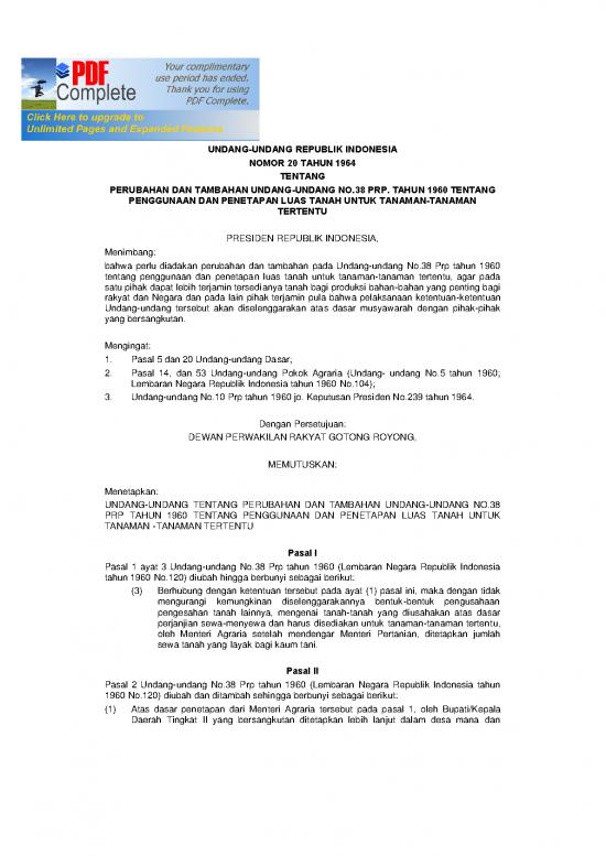 picture Undang Undang Pokok Agraria Pdf 39463 | Uu 1964 20 picture Undang Undang Pokok Agraria Pdf 39463 | Uu 1964 20