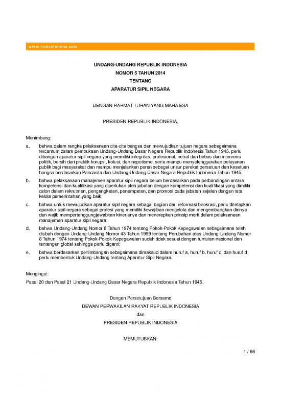picture1_Undang Undang Asn Terbaru Pdf 39926 | Uu No 5 Pdf