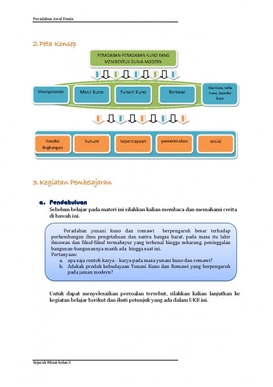 Hukum Pdf 39420 | Sejarah Minat Kls X B 1 Peradaban Awal Dunia