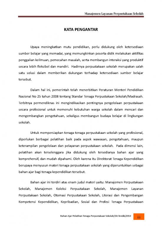 Pendidikan Pdf 39286 | Manajemen Layanan Perpustakaan Sekolah