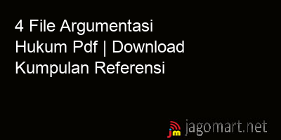 picture 4 File Argumentasi Hukum Pdf | Download Kumpulan Referensi