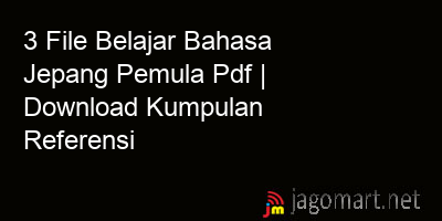 picture 3 File Belajar Bahasa Jepang Pemula Pdf | Download Kumpulan Referensi