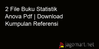 picture 2 File Buku Statistik Anova Pdf | Download Kumpulan Referensi