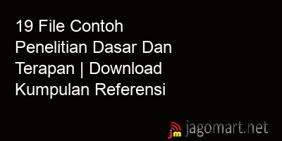 picture 19 File Contoh Penelitian Dasar Dan Terapan | Download Kumpulan Referensi