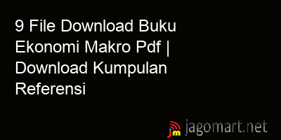 picture 9 File Download Buku Ekonomi Makro Pdf | Download Kumpulan Referensi