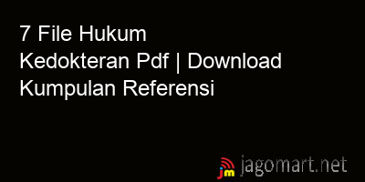 picture 7 File Hukum Kedokteran Pdf | Download Kumpulan Referensi