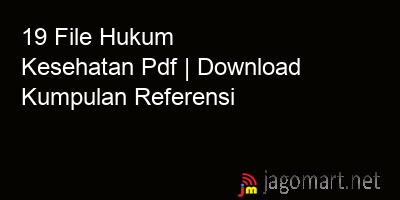 picture 19 File Hukum Kesehatan Pdf | Download Kumpulan Referensi