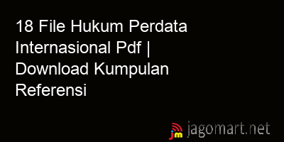 picture 18 File Hukum Perdata Internasional Pdf | Download Kumpulan Referensi